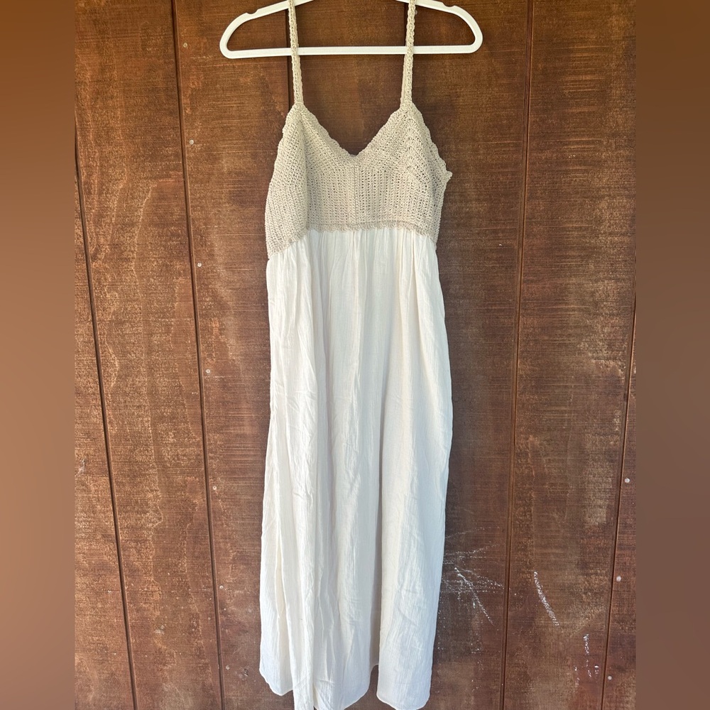 Zara crochet top dress